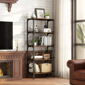 Bookshelf - Modern Sturdy Bookcase for Home and Office